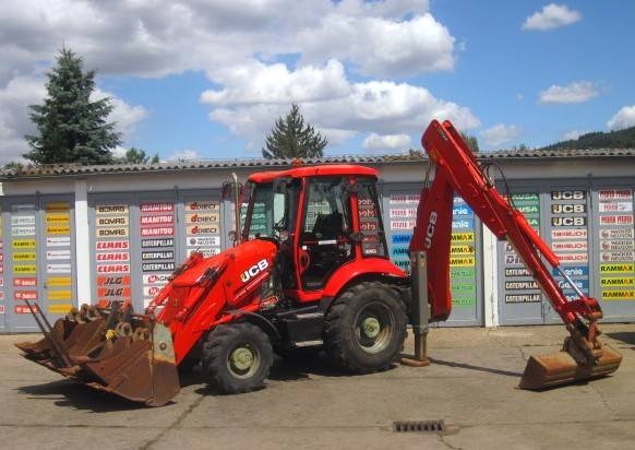 JCB 3CX * 4 x Löffel + Gabel * AIRCONDITION