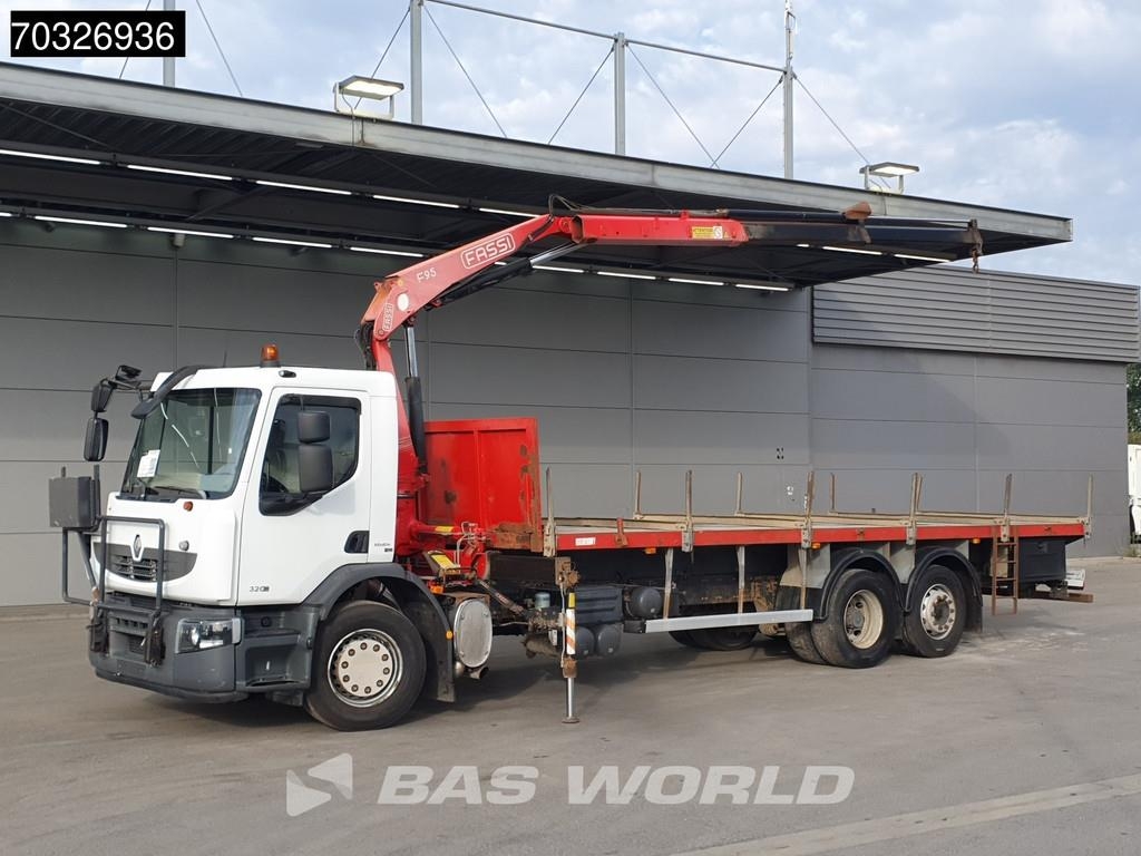 Camion plateau Renault Premium 320 Premium 6X2 Fassi F95A.22 Manual Gearb — occasion 2007