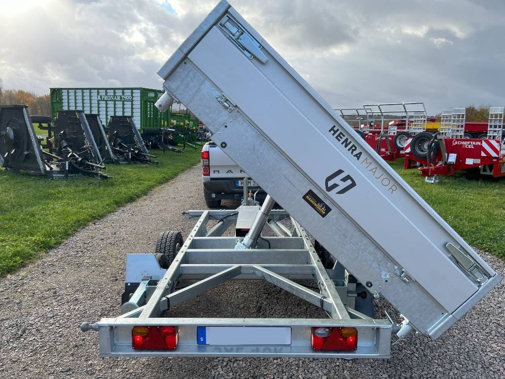 Henra Plattformstrailer 3-vägstipp 3,5 ton hydraulisk