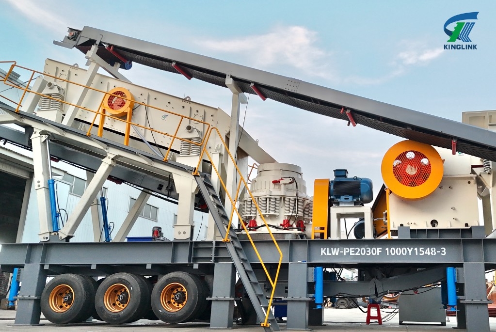 Kinglink Mobile Crushing & Screening Plant for Iron Copper