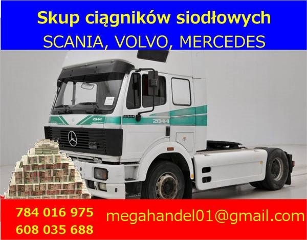 Mercedes-Benz SK, Actros, Axor, SKUP CIĄGNIKÓW SIODŁOWYCH