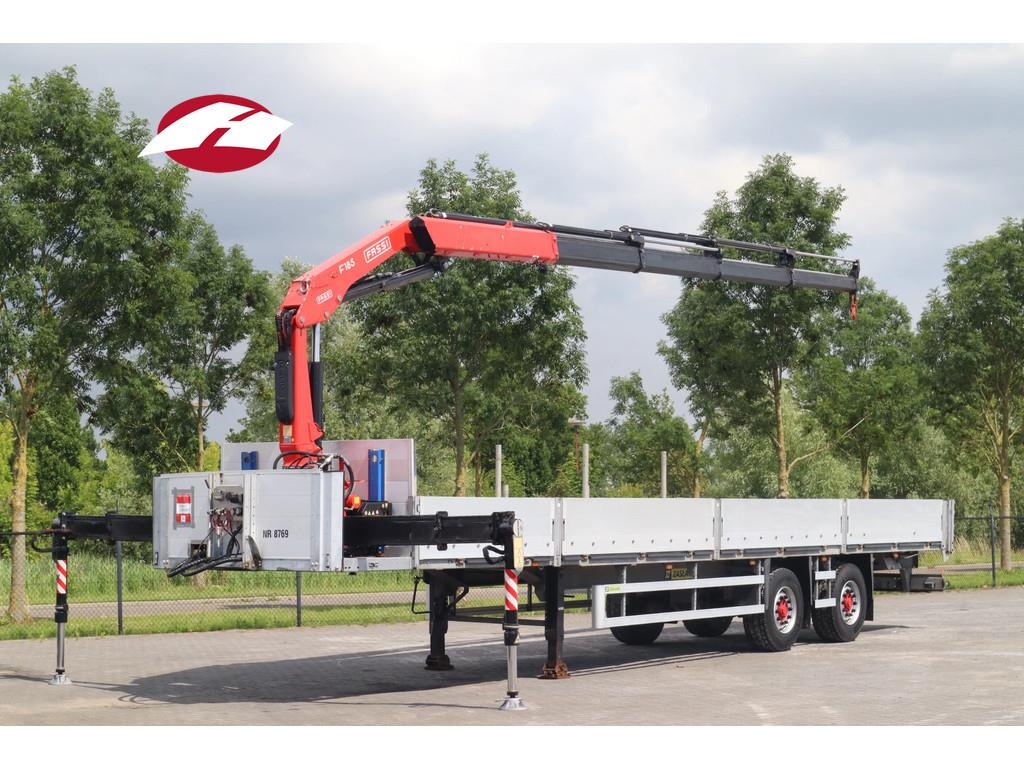Zaslaw 2 AXLE OPEN TRAILER + FASSI F185-4 (YEAR 2023) REM