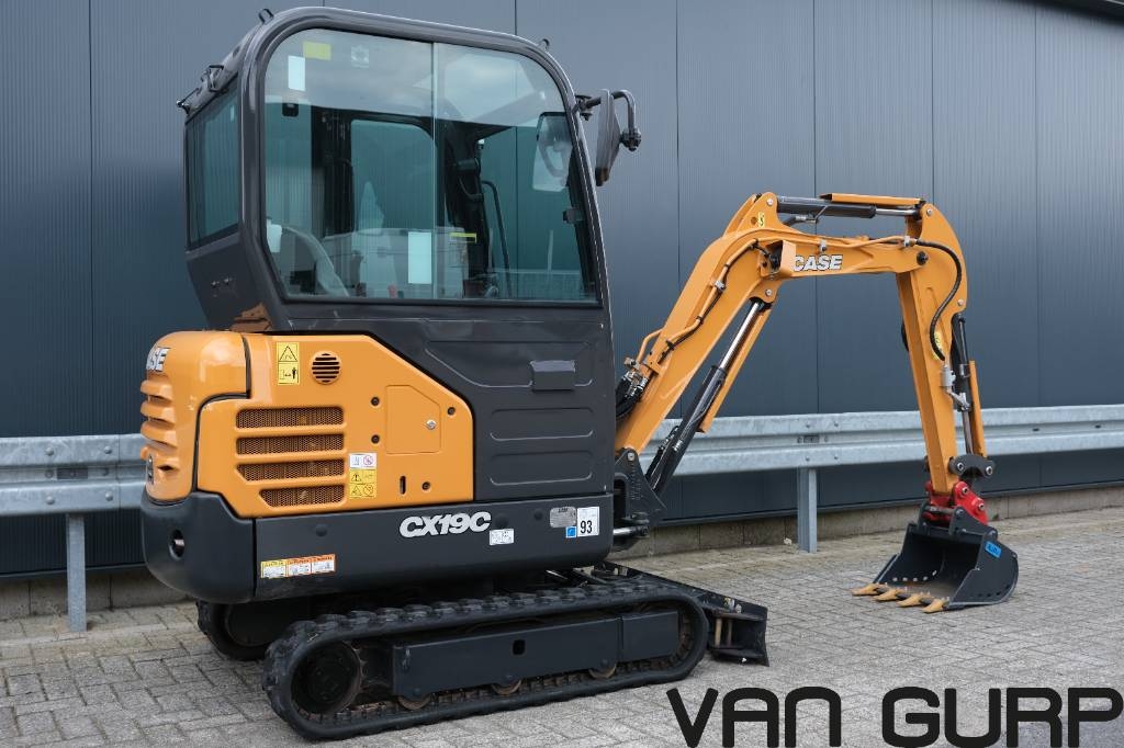 Mini-pelle Case CX 19 C | 2022 | 440std ( v.g.l. Bobcat E19 ) — occasion 2022, 440 h