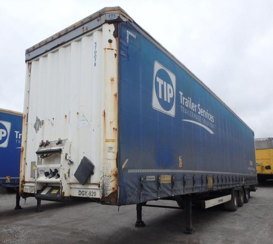 Krone Trailer Curtainsider Lifting + Sliding Roof Mega
