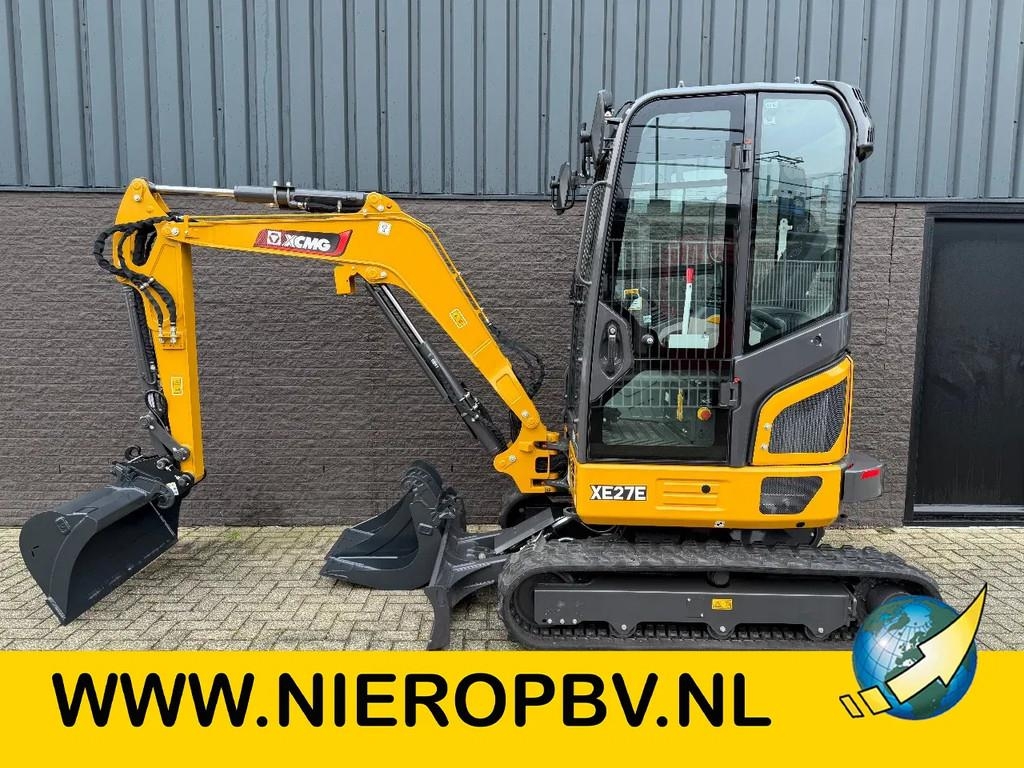 XCMG XE27E PRO NIEUW Airco Snelwissel 3 Bakken Extra Fu