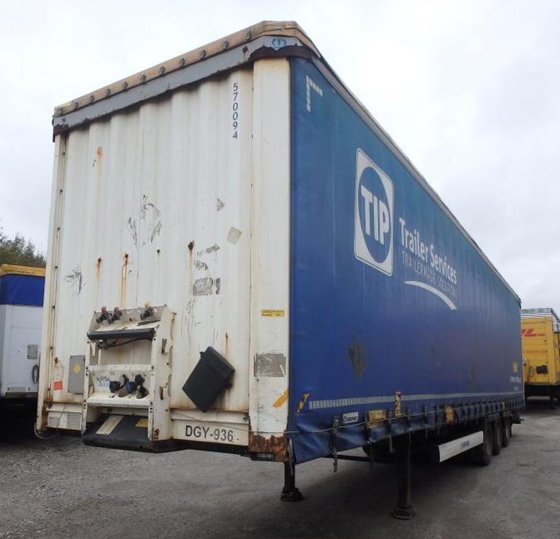 Krone Trailer Curtainsider Lifting + Sliding Roof Mega
