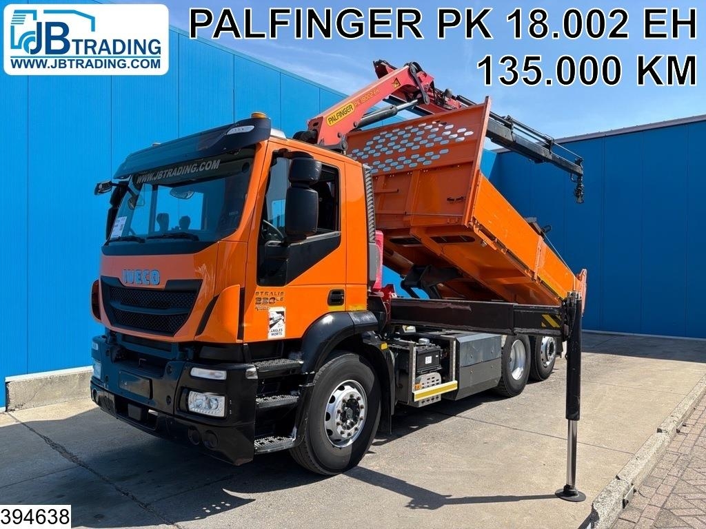 Iveco Stralis 330 EURO 6, CNG, Palfinger, Retarder, PTO