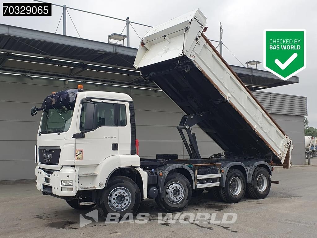 MAN TGS 35.400 8X4 13m3 2-way tipper Steelsuspension B
