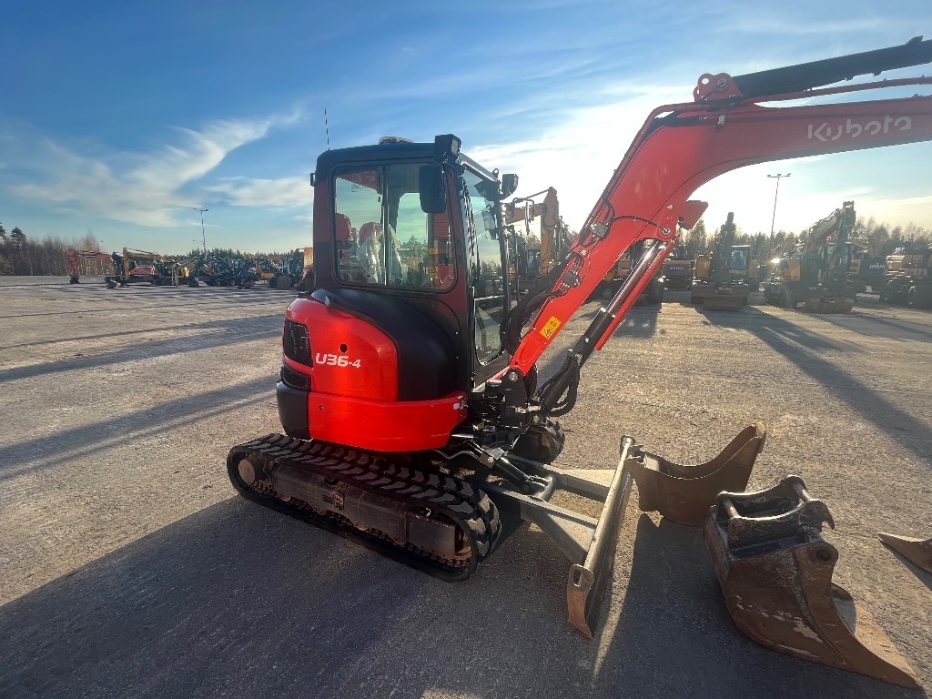 Kubota U 36-4 / Engcon, 3 buckets, Rasvari kuva 6
