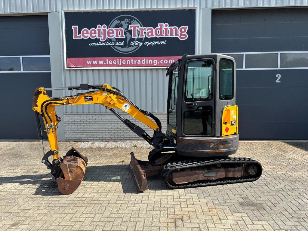 Bobcat E26 EM mini excavator, 2017 year, 3x buckets!!