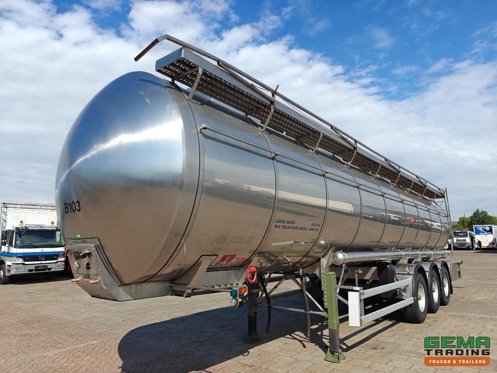 Semi-remorque citerne Parcisa C8122 Insulated Stainless Steel Tank 35,50 — occasion 1998