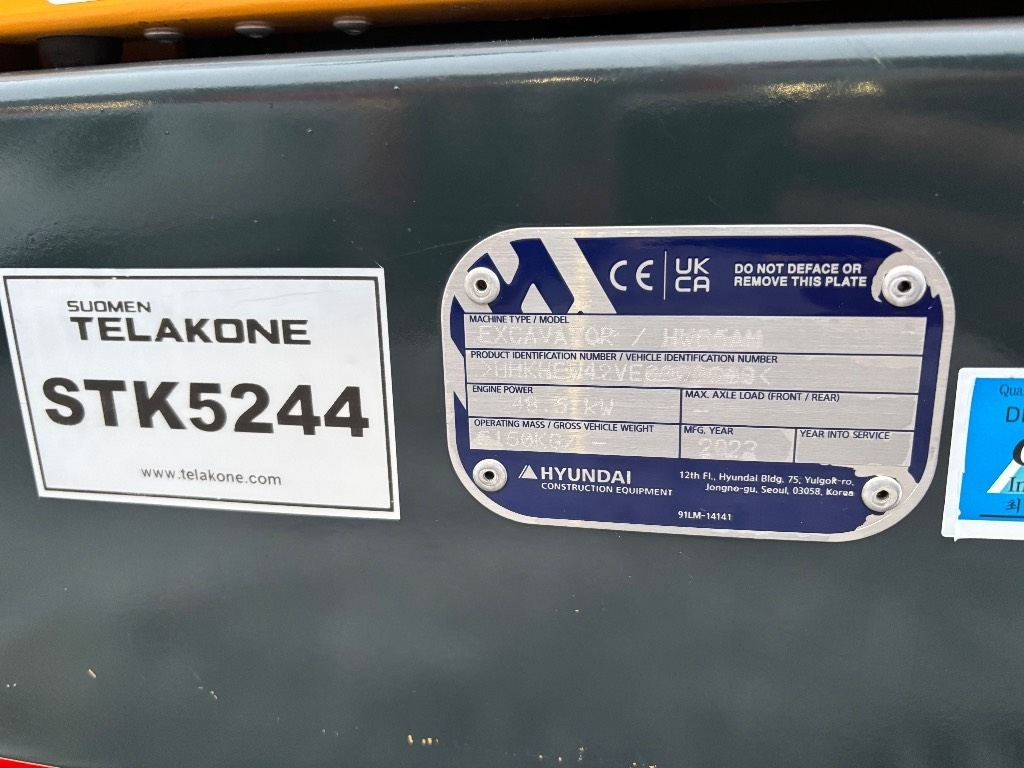 Hyundai HW 65 / Engcon, Pihdit, Rasvari, Lämmitin kuva 9