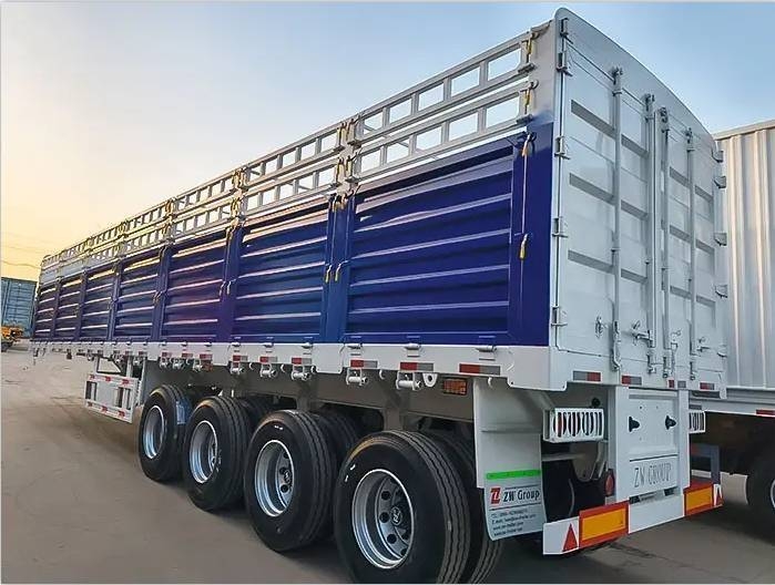 ZW-GROUP 4 Axles 12.5m Length Fence Cargo Trailer