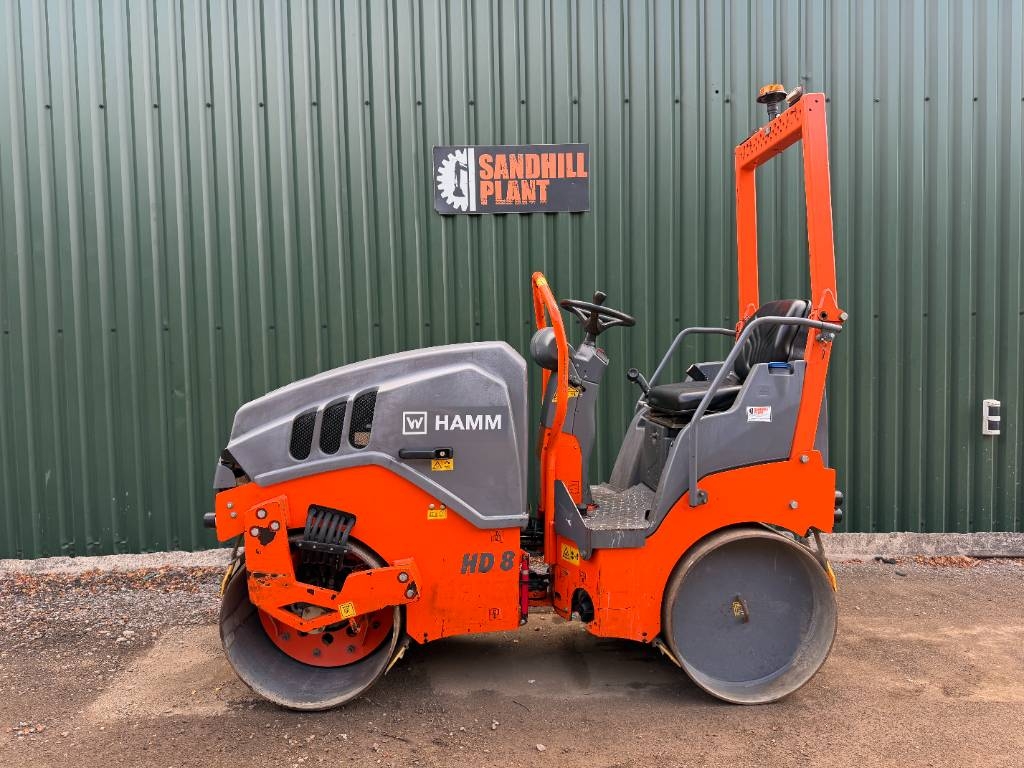 Rouleau tandem Hamm HD 8 VV Twin Drum Roller — occasion 2018, 1 651 h