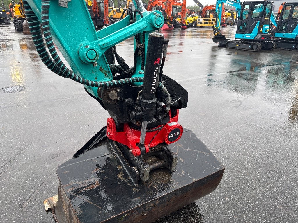 Kobelco SK 75 SR / Rotátor, 2 vedierka, Mazací tuk, Webasto kuva 7