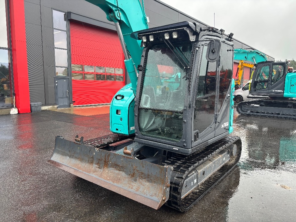 Kobelco SK 75 SR / Rotátor, 2 vedierka, Mazací tuk, Webasto kuva 2