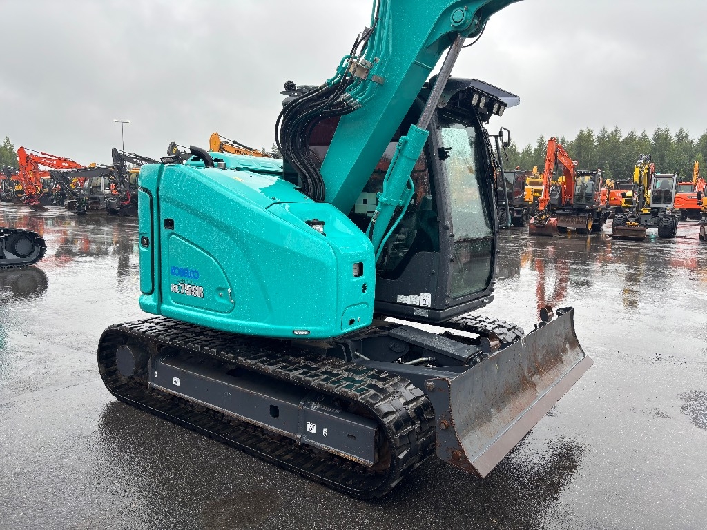 Kobelco SK 75 SR / Rotátor, 2 vedierka, Mazací tuk, Webasto kuva 6
