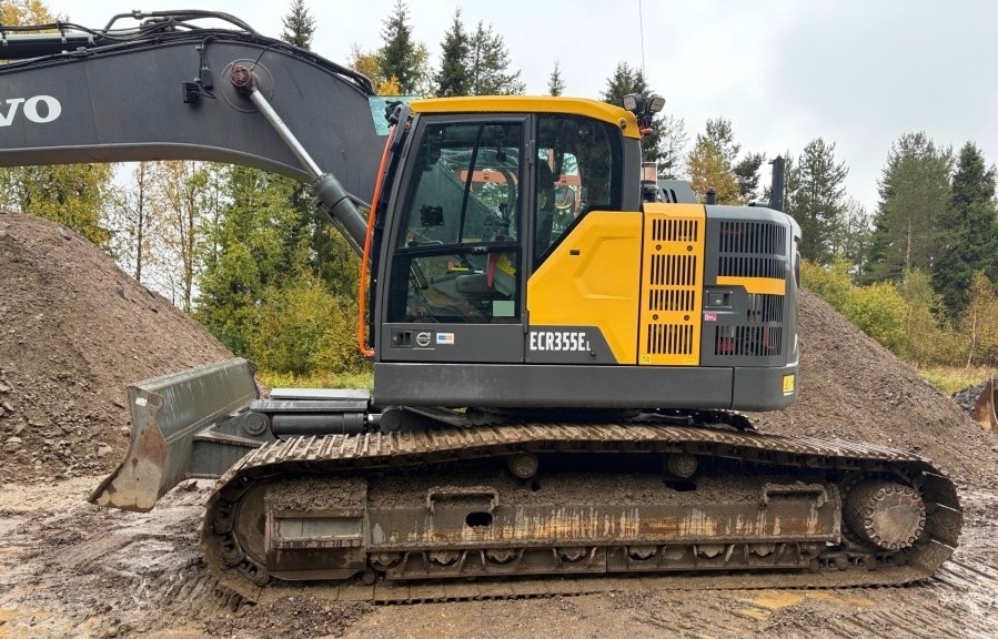 Volvo ECR 355 E / Rotátor, Leica 3D, hamarosan!