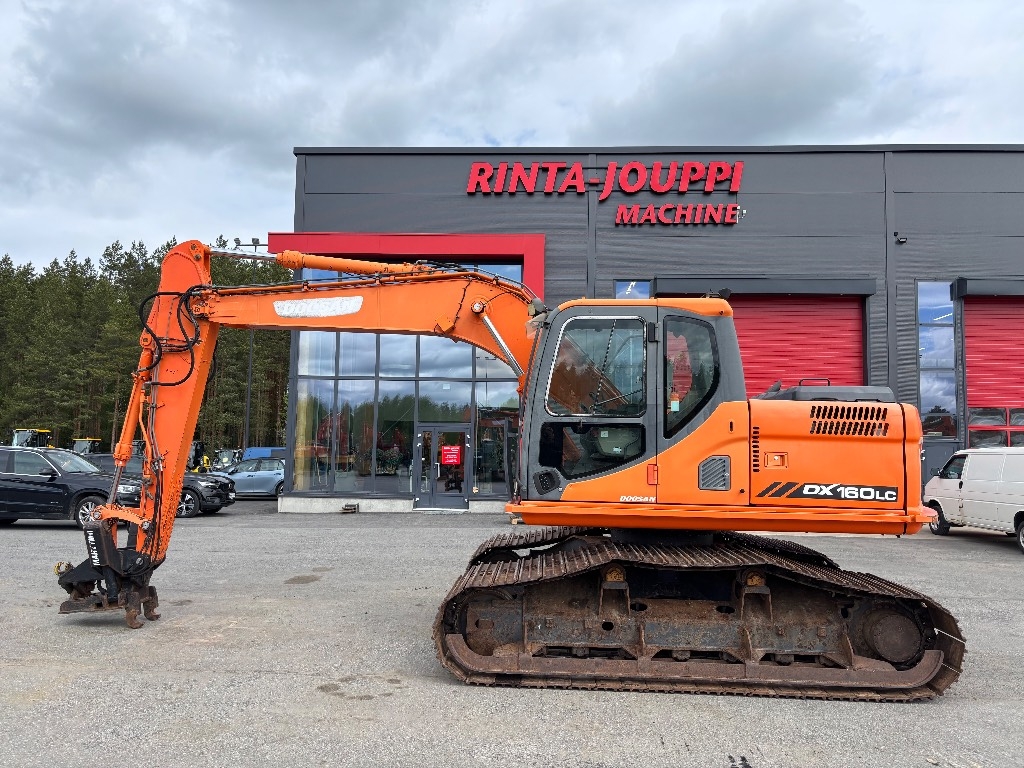 Doosan DX 160 LC / Metsämalli, Kallistaja, Rasvari