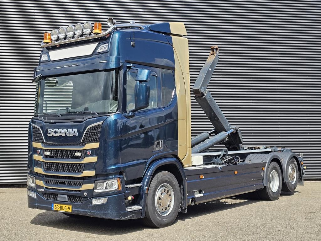 Camion ampliroll Scania R520 V8 6x2*4 / VDL 25T HOOKLIFT / ABROLKIPPER — occasion 2018