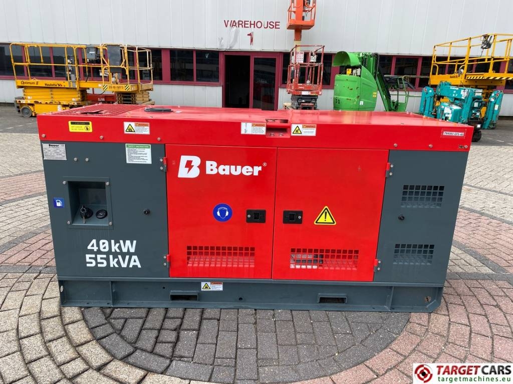 Bauer GFS-40 Generator 50KVA Diesel 400/230V Unused