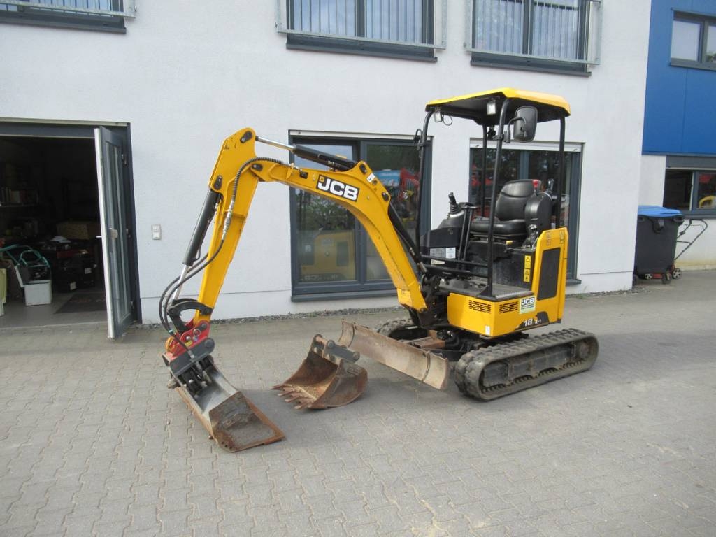 Mini-pelle JCB 18Z-1 Löffelpacket und Hydraulikhammer — occasion 2022, 497 h