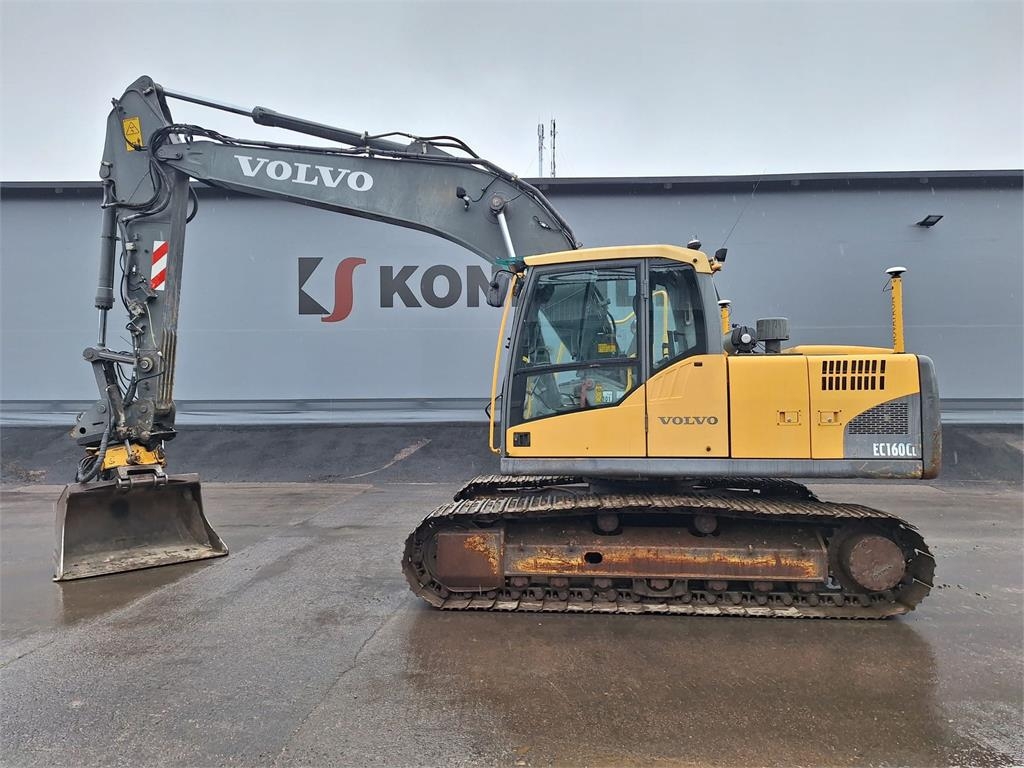 Volvo EC160CL PYÖRITTÄJÄLLÄ