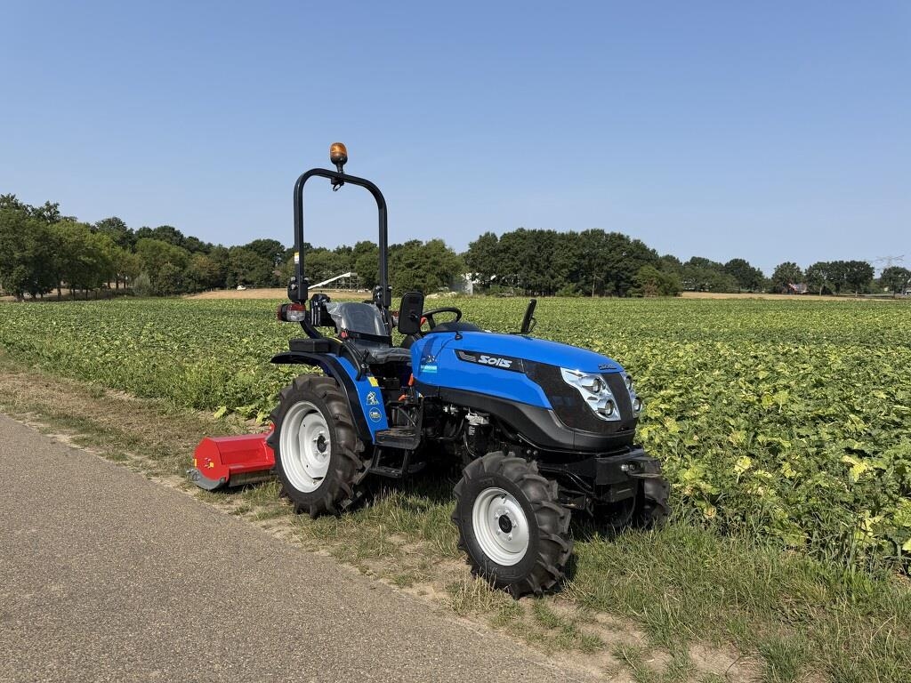 Solis minitractor DEMO 2026 16 uur optie klepelmaaier
