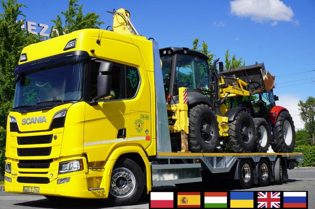 Scania R650 V8 8×4/4 / NEW galvanized Tow truck 955 cm