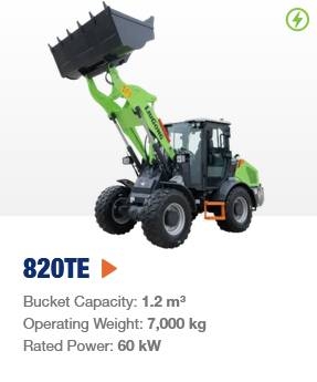 Chargeuse sur pneus LiuGong 820 TE vollelektrisch 7.000 kg — occasion 2026