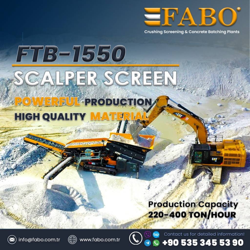 Fabo FTB 15-50 CRIBLE SCALPEUR A CHENILLES