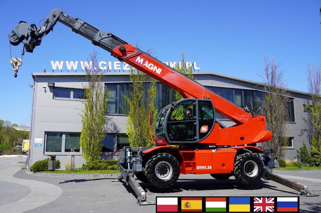 Magni RTH 5.26 telescopic loader / Range 26 m / cap 5 t