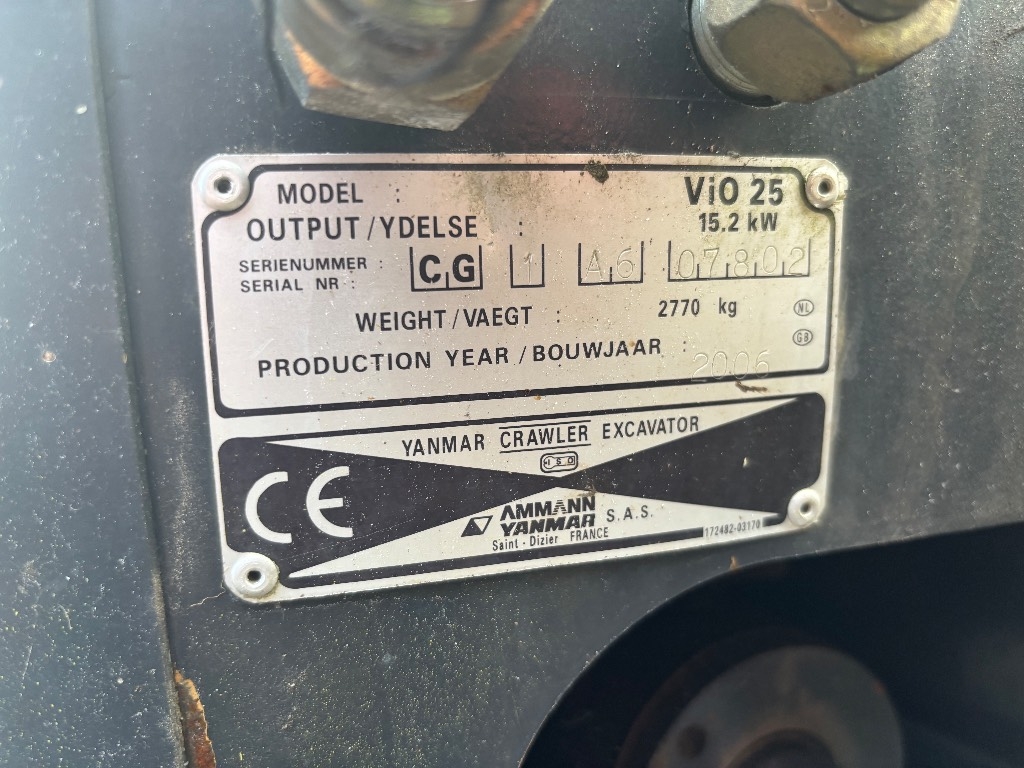 Yanmar Vio 25 / Myyty, Sold kuva 2