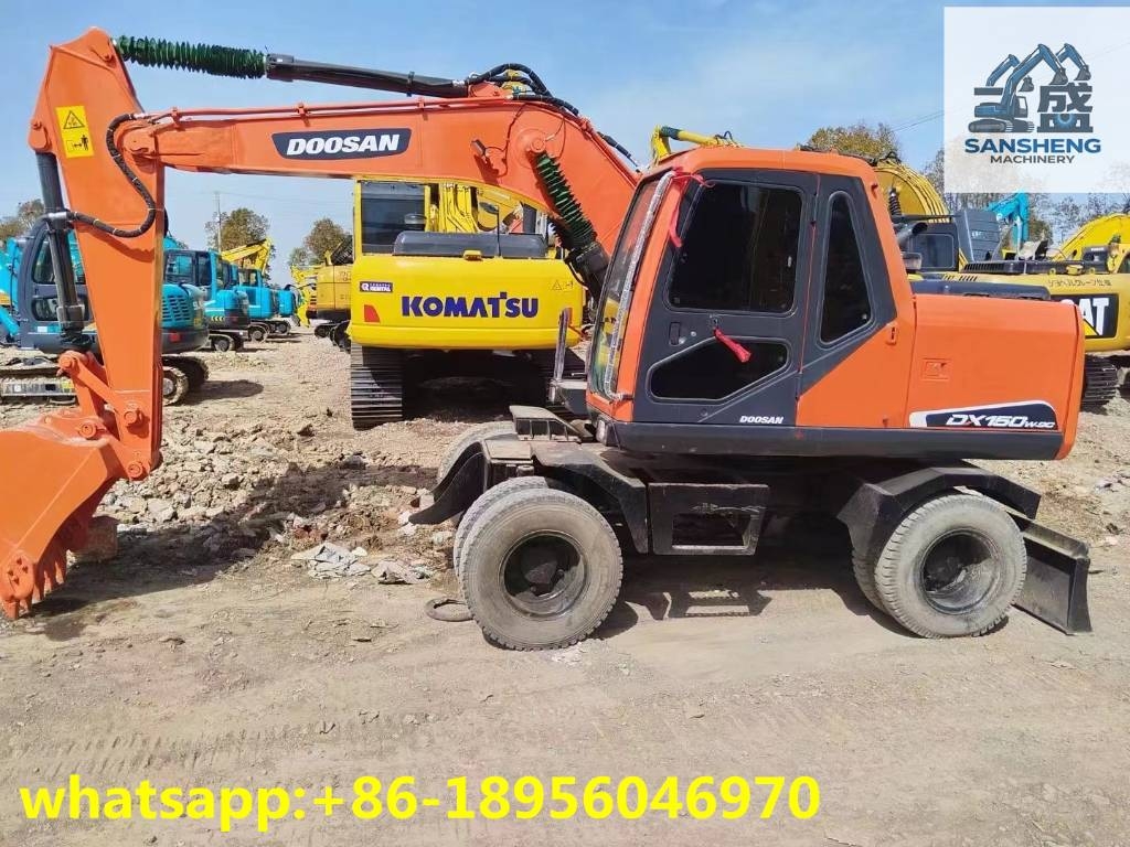 Pelle sur chenilles Doosan DX150W-9C — occasion 2021, 910 h