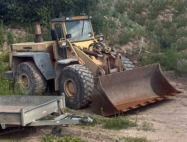 Chargeuse sur pneus Hanomag 66D — occasion 1991, 16 000 h
