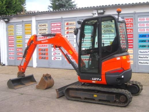 Mini-pelle Kubota U27-4 — occasion 2016, 2 090 h