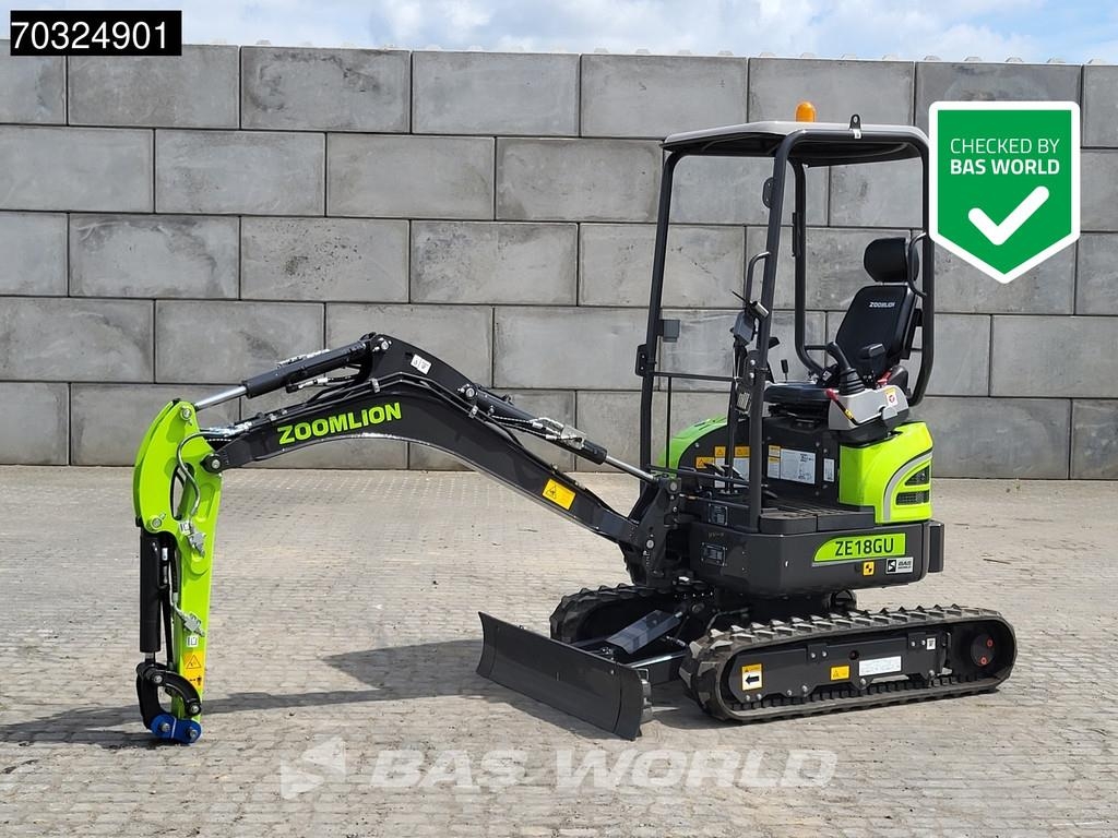 Zoomlion ZE18 GU KUBOTA ENGINE - CE CERTIFIED