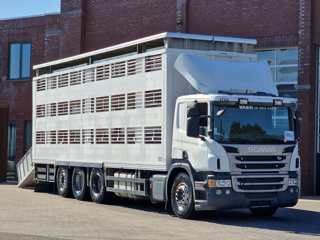 Scania P400 8x4*4 - 2/3 deck livestock Guiton 29.78M2 - R