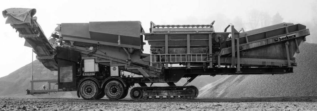 Crible mobile Backers Star screen and mixing plant / Sternsieb- und Misc — occasion 2018, 4 000 h