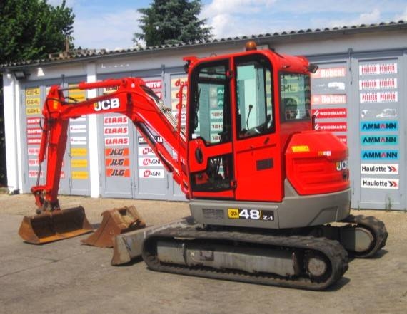 Mini-pelle JCB 48z-1 * 2x Löffel * — occasion 2017, 4 359 h