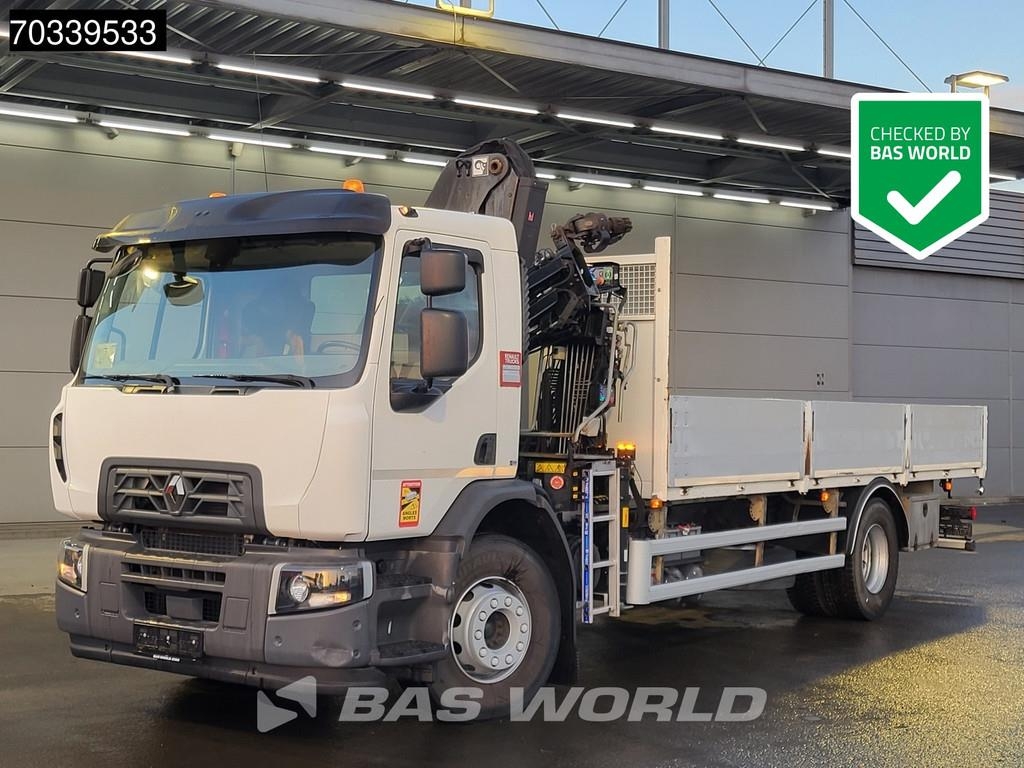 Camion plateau Renault C 320 4X2 HIAB XDUO 148 B2 Kran Automatic Ai — occasion 2019