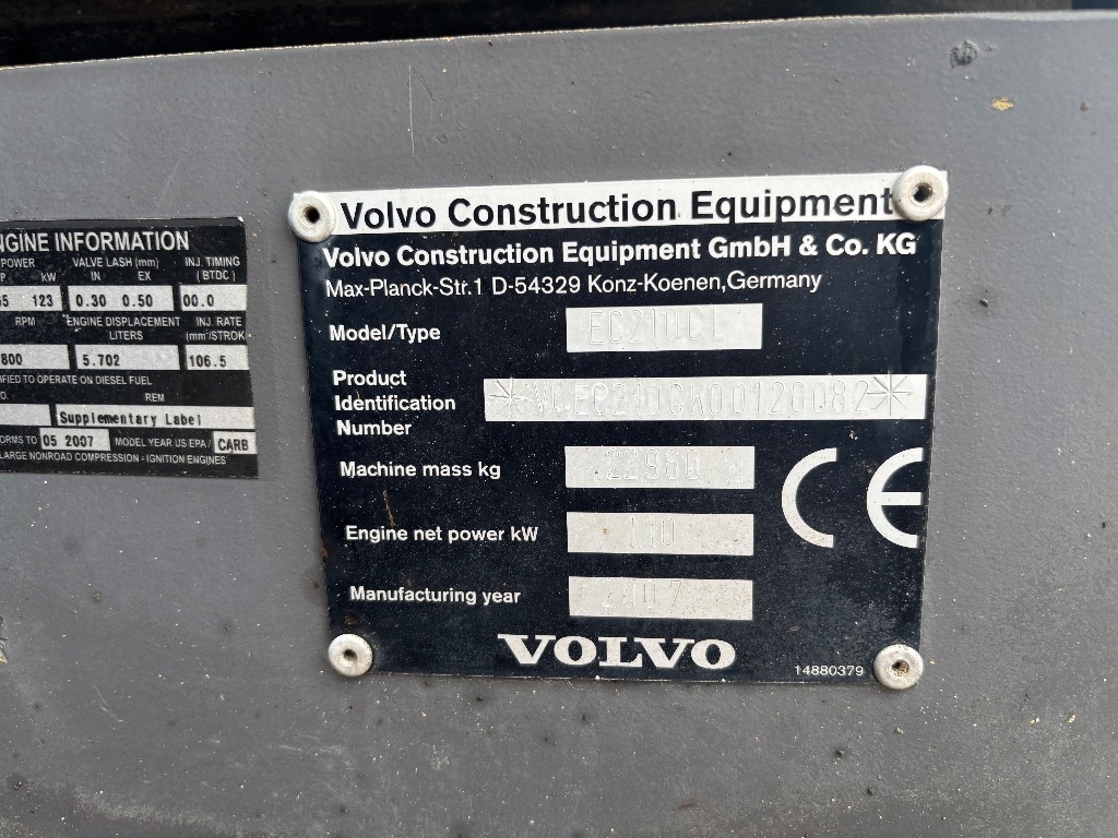 Volvo EC 210 CL / Myyty, Sold kuva 8