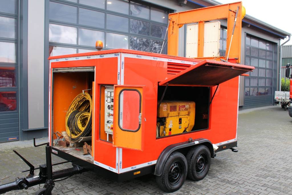 Stamford mobiles STROM-Aggregat 27,5 kVA + Sielbelüfter