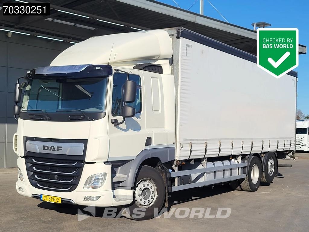 DAF CF 410 CF 6X2 NL-Truck Curtainsider APK Lift+steer