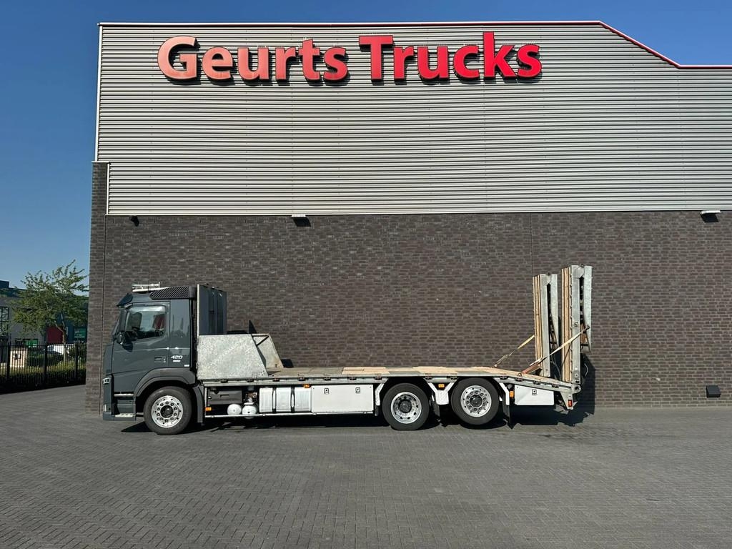 Volvo FM 420 6X2 OPRIJWAGEN/MACHINE TRANSPORTER/PLATEAU/