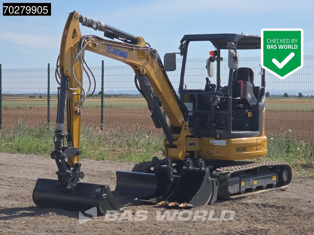 XCMG XE35 E Garantía de fábrica - 3 Cucharas - Certific