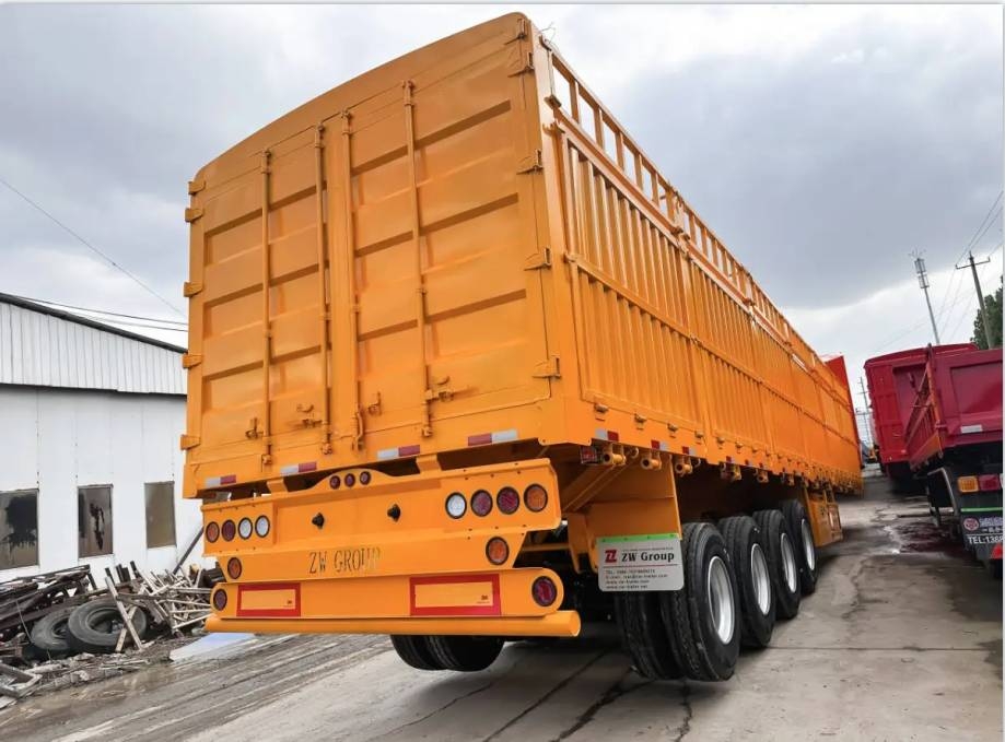 ZW-GROUP 4 Axles 12.5m Length Fence Cargo Trailer