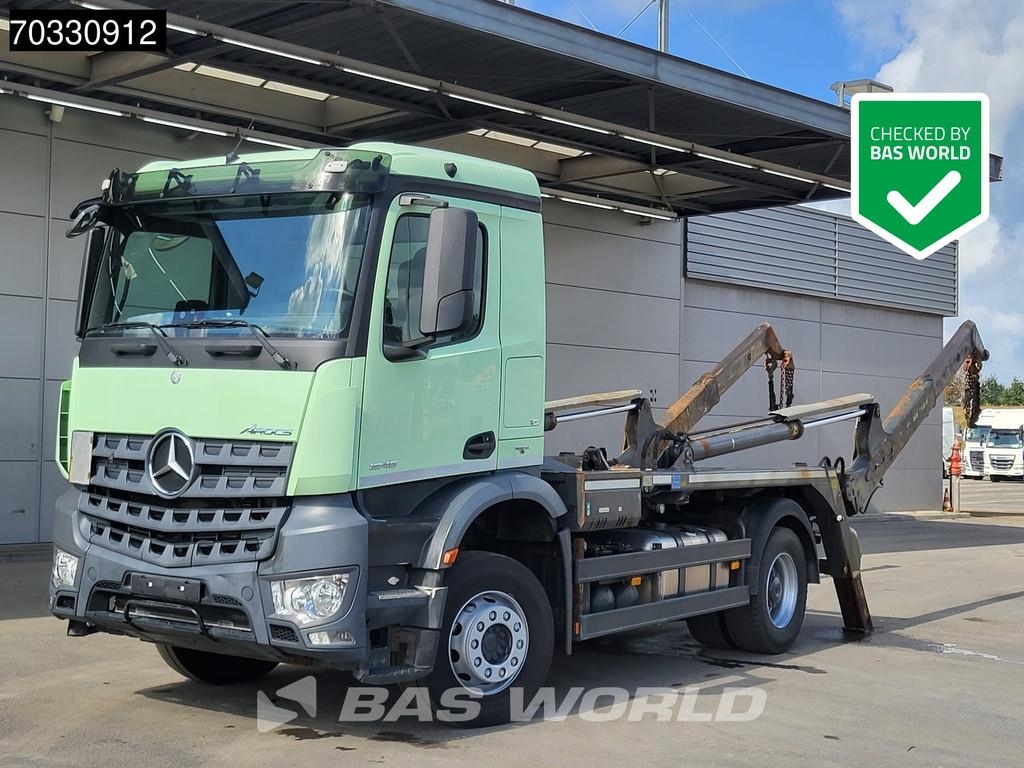 Mercedes-Benz Arocs 1845 4X2 Meiller AK12LT skiploader Automatic