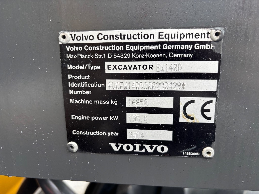 Volvo EW 140 D / MYYTY, SOLD kuva 12