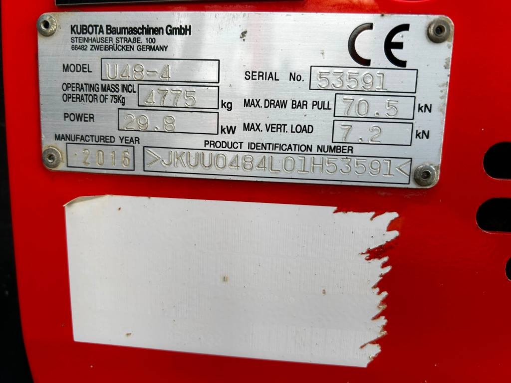 Kubota KX 048-4 / Müüdud / Müüdud kuva 13